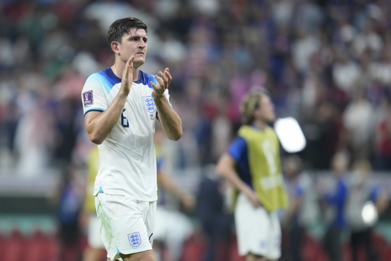 哈利馬古尼今季只曾五次為曼聯正選披甲,但每當他為英格蘭上陣果然判若兩人,在首輪交出助攻,亦助球隊最後兩輪分組賽保持不失。AP