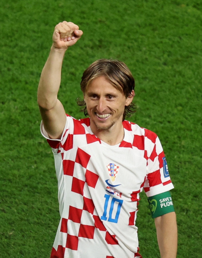 克羅地亞坐擁一條頂級中場線，莫迪歷。Reuters