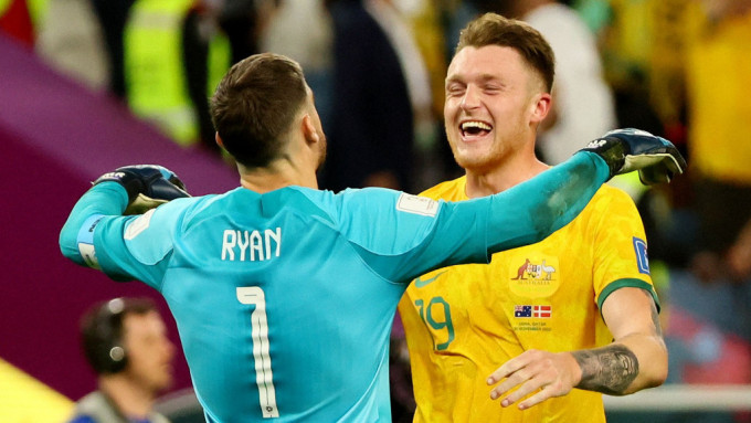 澳洲在決賽周的攻守上的隊形都進步了不少。Reuters