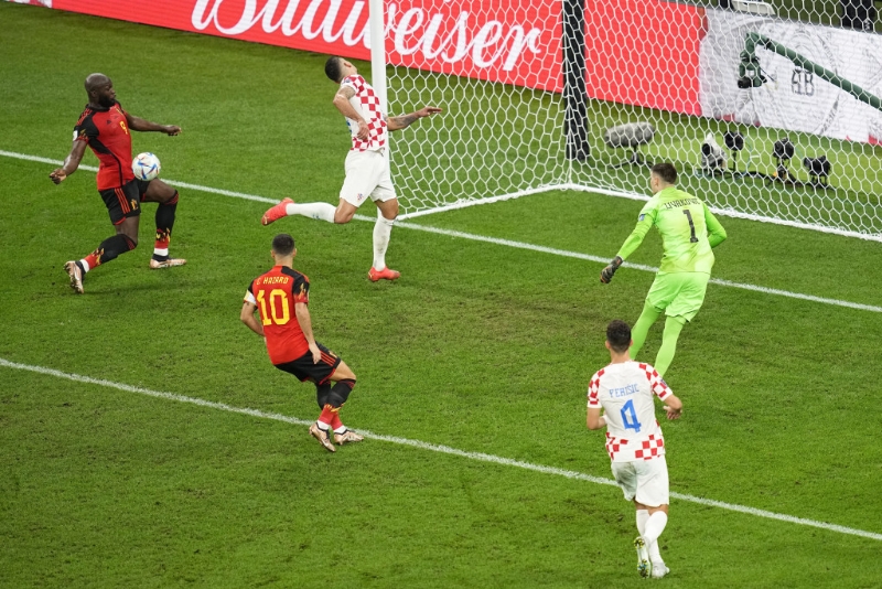 盧卡古缺態，間接令比利時出局。AP