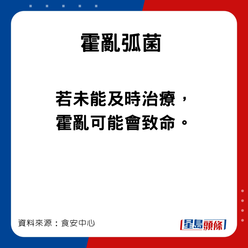 食安中心指進食了受污染的醃製生蟹，有機會患不同的疾病和出現不同的病徵。食安中心指進食了受污染的醃製生蟹，有機會患不同的疾病和出現不同的病徵。