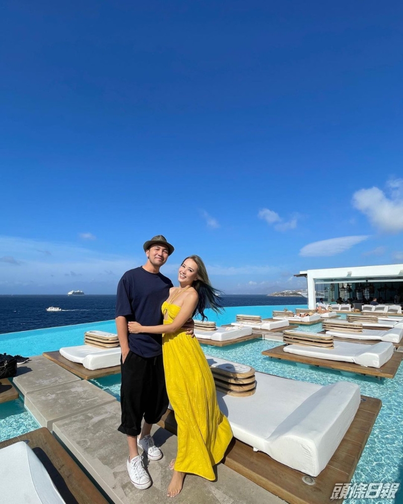 杨洛婷与老公Tim结婚多年。