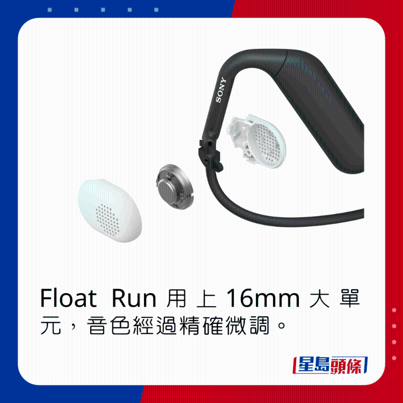 Float Run用上16mm大单元，音色经过精确微调。