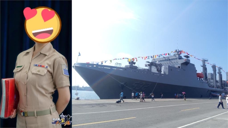 海軍151艦隊女上士超甜美！網讚「最強徵兵廣告」：想回去服役了