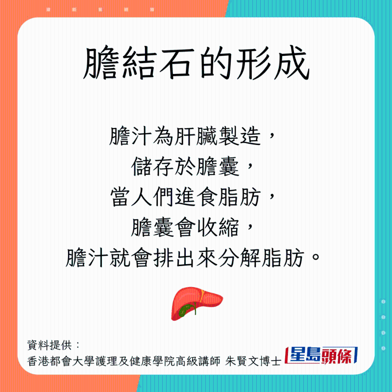 胆结石形成过程