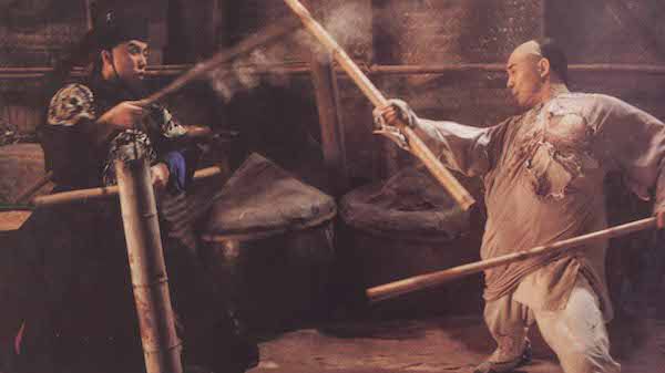 甄子丹指拍《黄飞鸿II》用真竹对打，并受伤。