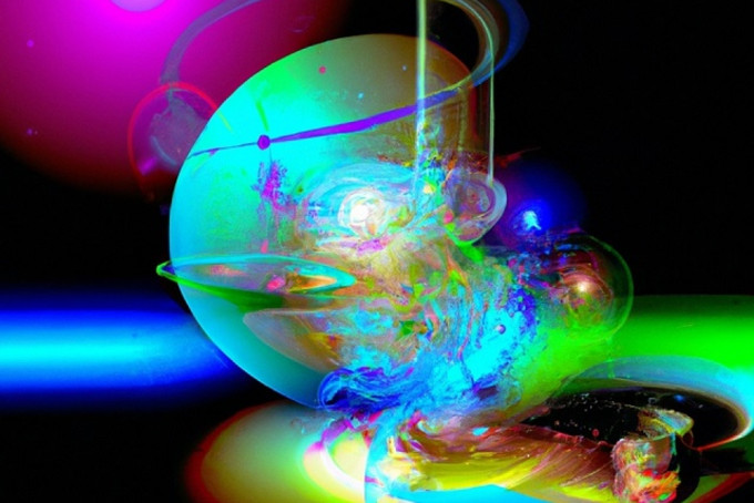 英政府公布新《科学技术框架》时,发出的AI生成图像。 网上图片