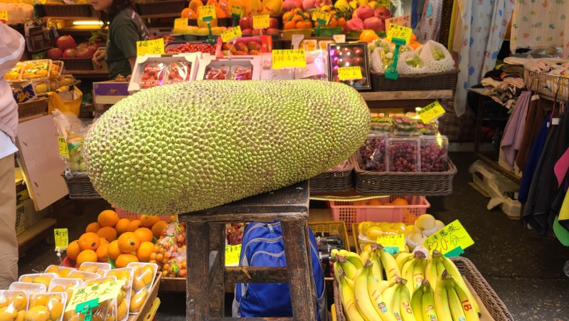 事缘贼人的主要目标，是偷走两个重甸甸大树菠萝，估计合共有45公斤。