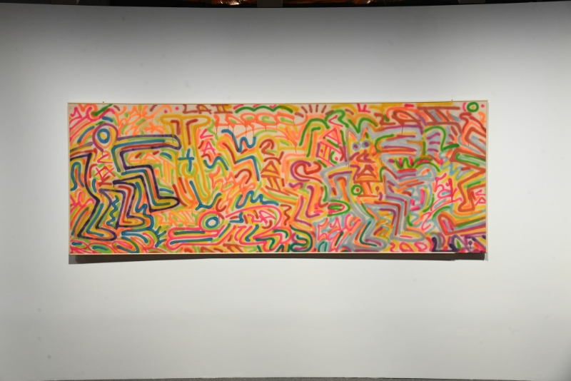  Keith Haring的作品之一，尽显上世纪80年代纽约Hip Hop感觉。
