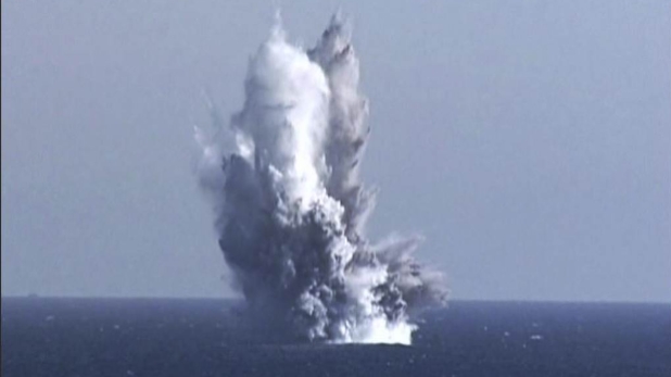 朝鲜宣布：水下核攻击无人艇“海啸”试爆成功