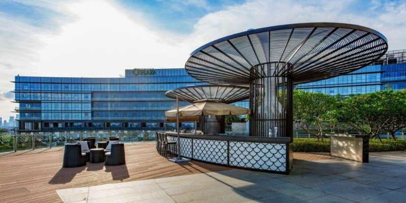 O'Plaza歡樂海岸購物中心以環保及生態作為打造核心,建築面積約8萬平方米。