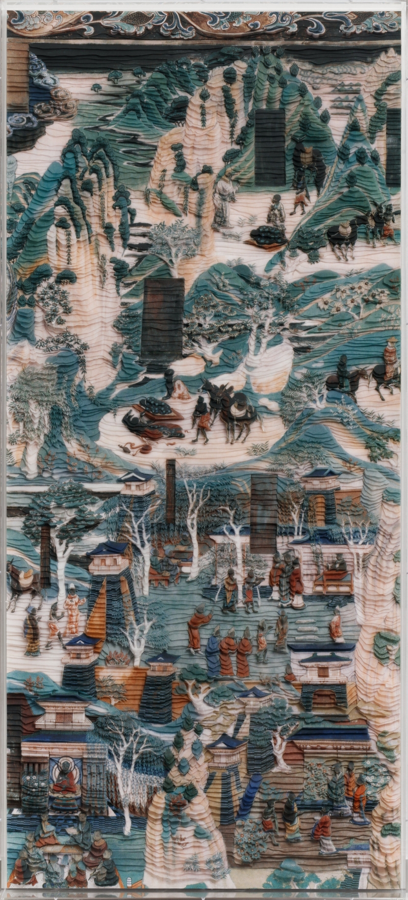 《敦煌》是張曉棟向古代佛教文化致敬之作。