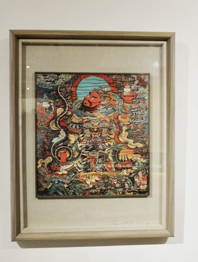 敦煌壁畫題材作品。