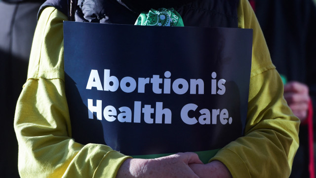 支持堕胎权的民众 支持堕胎权的民众