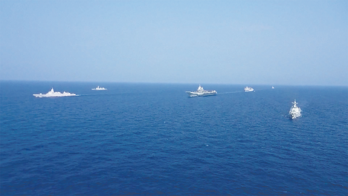山东舰航母编队首次参加台海演习