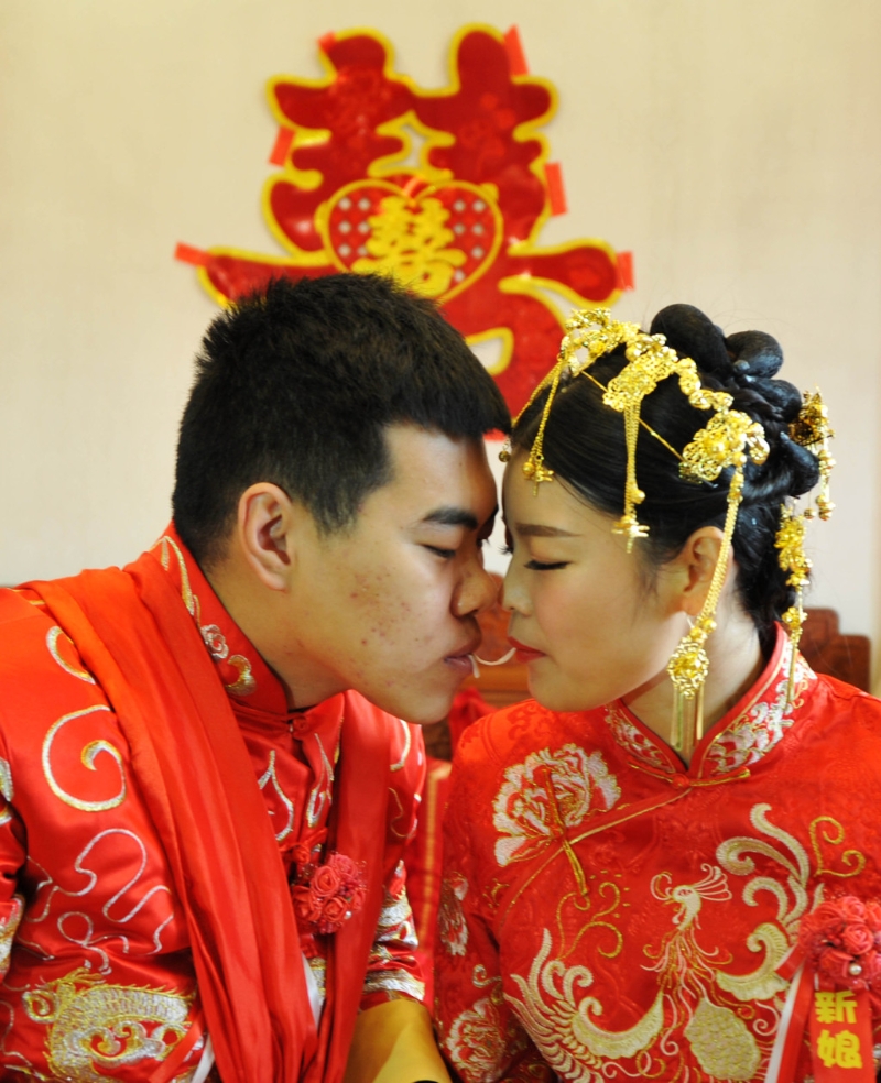 唐山的婚禮流行接親遊戲。（非本人，示意圖） 新華社