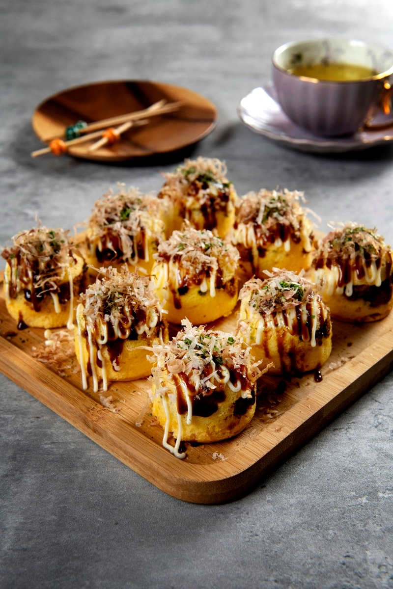 迷你章鱼小丸子棉花蛋糕（9件盒装）$128