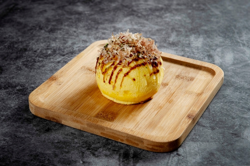 章鱼小丸子棉花蛋糕 3吋&mdash;$40/个