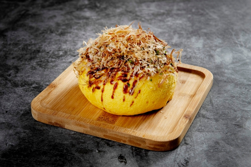 章鱼小丸子棉花蛋糕 5吋&mdash;$200/个