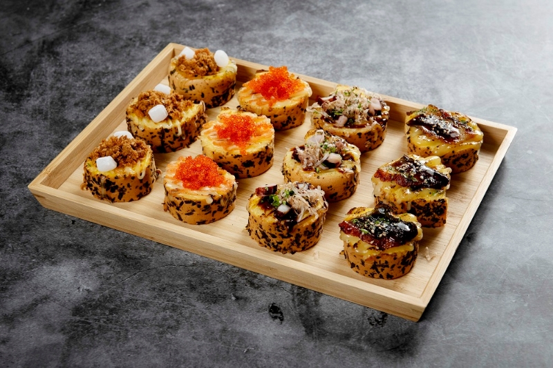 杂锦迷你咸味棉花卷&mdash;$60/4件胶盒装、$188/12件纸盒装