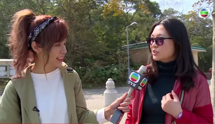 林泳淘早年经常为《东张西望》出外景 林泳淘早年经常为《东张西望》出外景