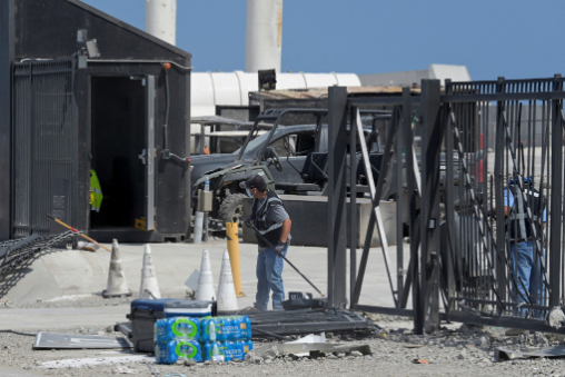 星舰升空期间，对德州发射基地造成严重破坏。