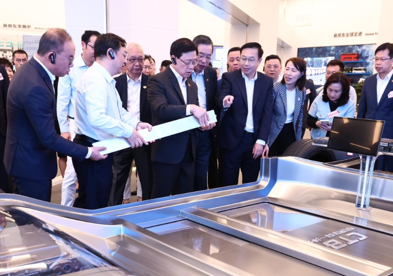 参观比亚迪基地 参观比亚迪基地