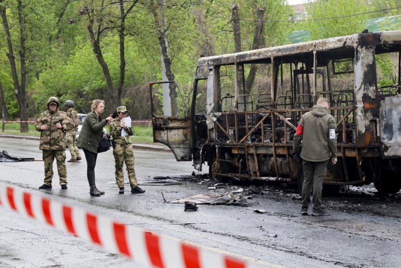 俄军空袭乌克兰。 俄军空袭乌克兰。