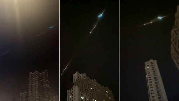 哈尔滨夜空现UFO? 哈尔滨夜空现UFO?