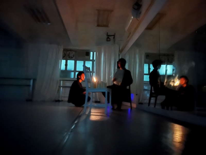 林嘉欣与江逸天 (Olivier)共同创作《His Temple》 林嘉欣与江逸天 (Olivier)共同创作《His Temple》