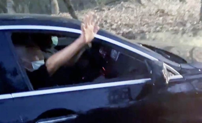 陈水扁亲家赵玉柱因台开内线交易案被判刑4年，今天获准假释出狱。