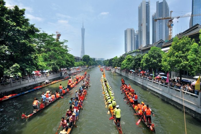 龙舟文化在猎德长盛不衰 龙舟文化在猎德长盛不衰