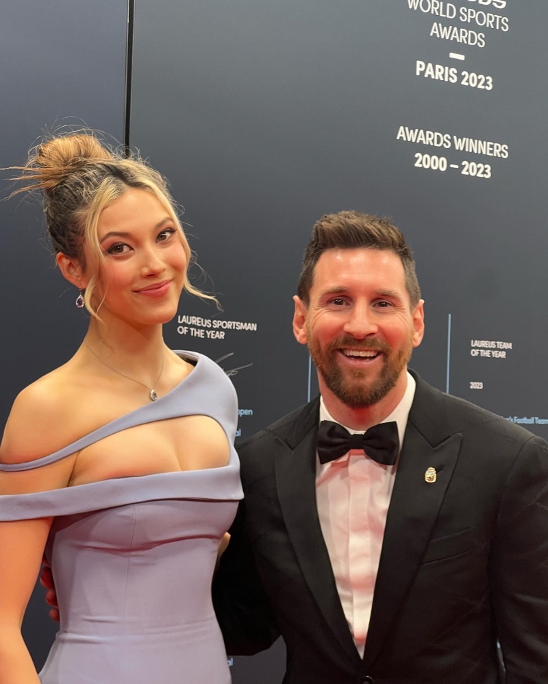 谷爱凌与梅西合照 谷爱凌与梅西合照