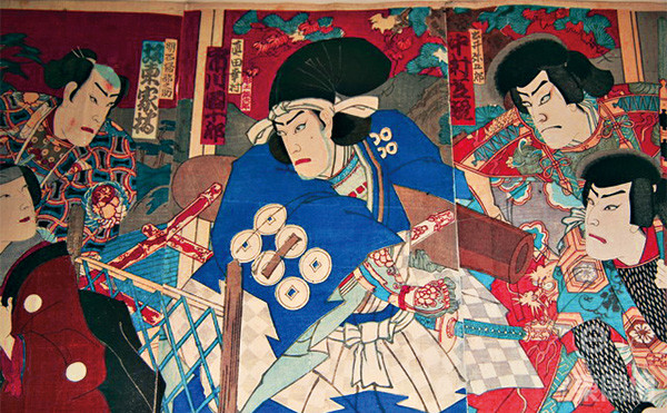 日本第一兵真田幸村，几百年来备受日本人尊崇，据说这种插镰刀祈愿的习惯，就是从他开始。