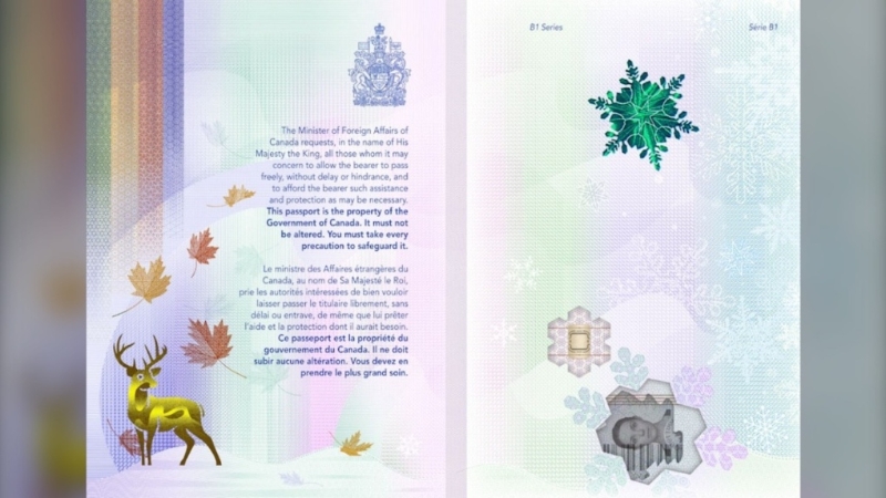 新版护照内页 新版护照内页