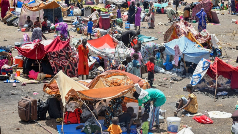 大批苏丹难民 大批苏丹难民