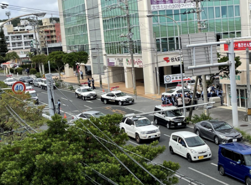 美国驻冲绳总领馆附近