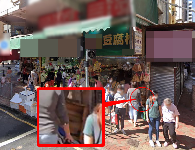 红磡豆腐店托板聚逾百蟑螂，现场位于马头围道，可见托板放门外。