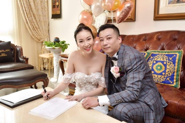 去年11月，Jacquelin跟台湾商人Brian（杨秉逸）结束两年几婚姻