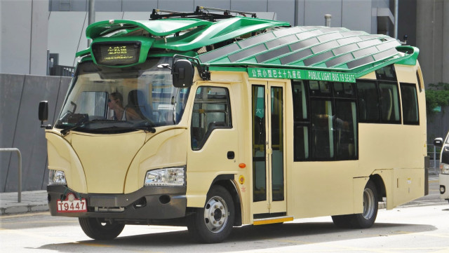 怪兽小巴出没注意，香港公司设计，全新“金路通”电动小巴