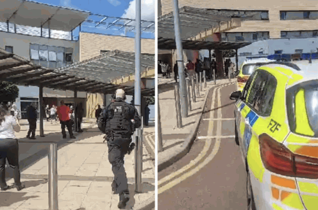 伦敦医院内两人被刀捅一命危，疑凶被捕，警：料与恐袭无关