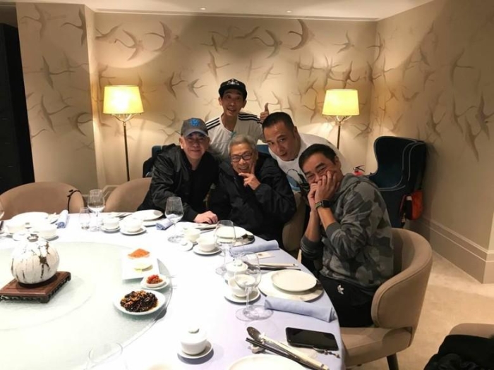黄秋生、张达明、吴镇宇、刘青云2017年曾经与Ming Sir饭聚。