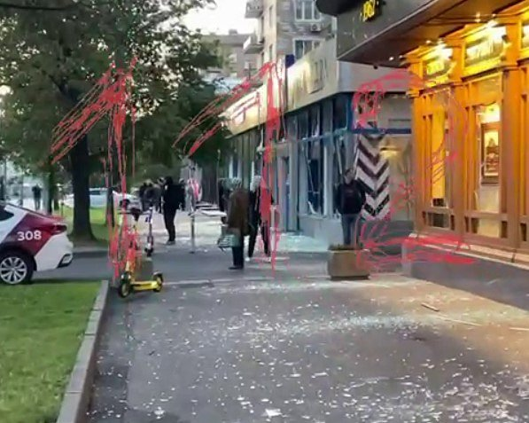 无人机袭击地点现场画面 无人机袭击地点现场画面