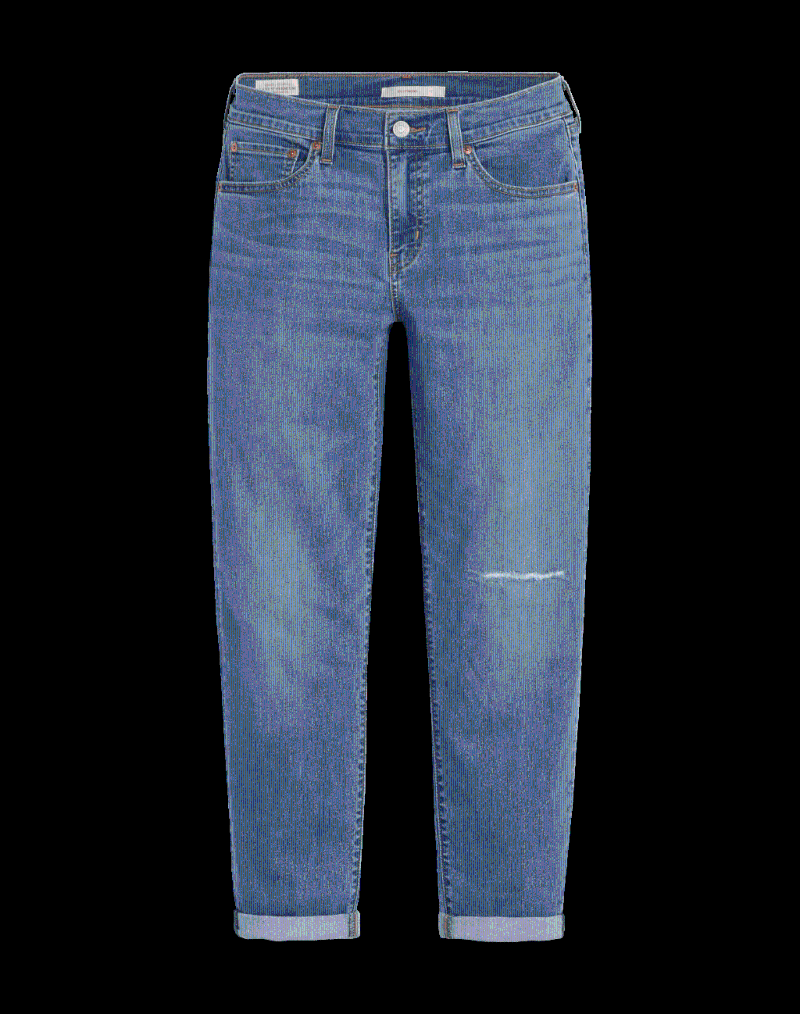 女装Levi's®COOL凉感系列Boyfriend中腰牛仔裤/$999/L。