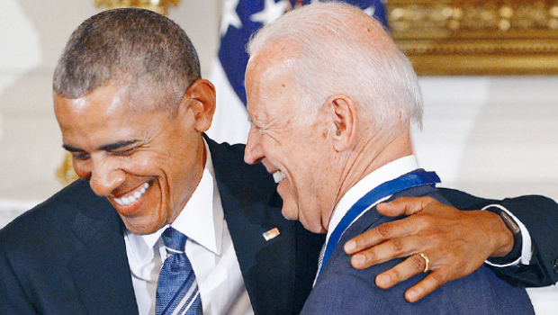 据报前总统奥巴马在私人聚会上，向现任总统兼前搭档拜登明确表示，2024年会竭尽全力支持对方连任。