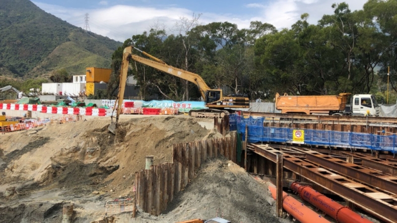 沙头角污水处理厂地盘