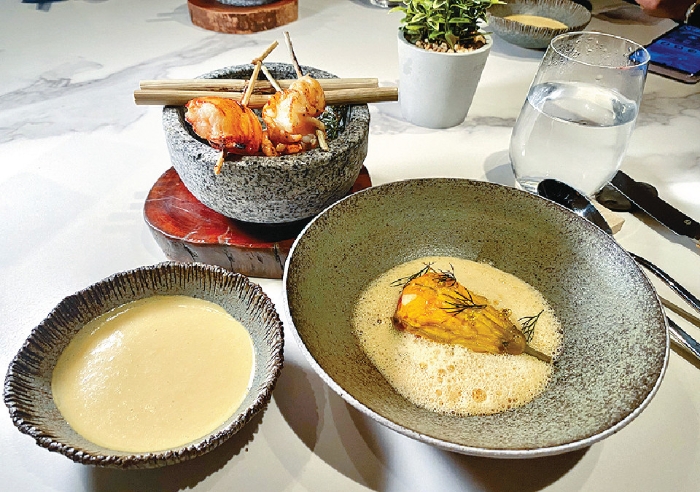 龙虾意大利青瓜二食