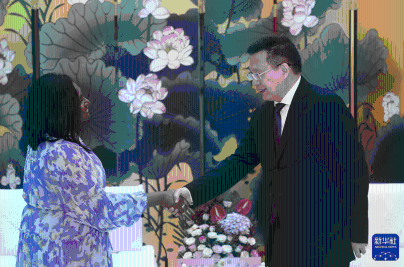 傅华在北京会见戴茜薇 傅华在北京会见戴茜薇