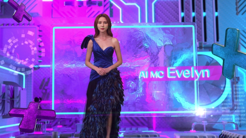 史上第一位AI 港姐司仪诞生。 史上第一位AI 港姐司仪诞生。