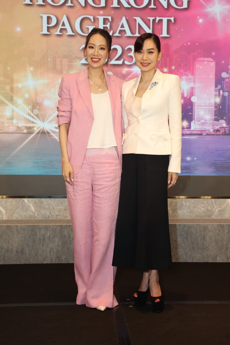 汪诗诗（左）与邝美云将为决赛担任大会评审，选出当晚的冠亚季军得主。